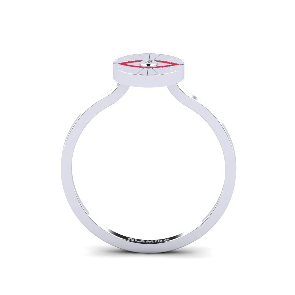 Weißgold 375 Ring Anggun