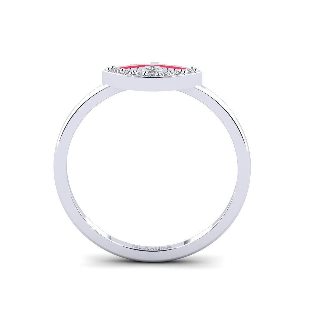 Weißgold 375 Ring Chishango