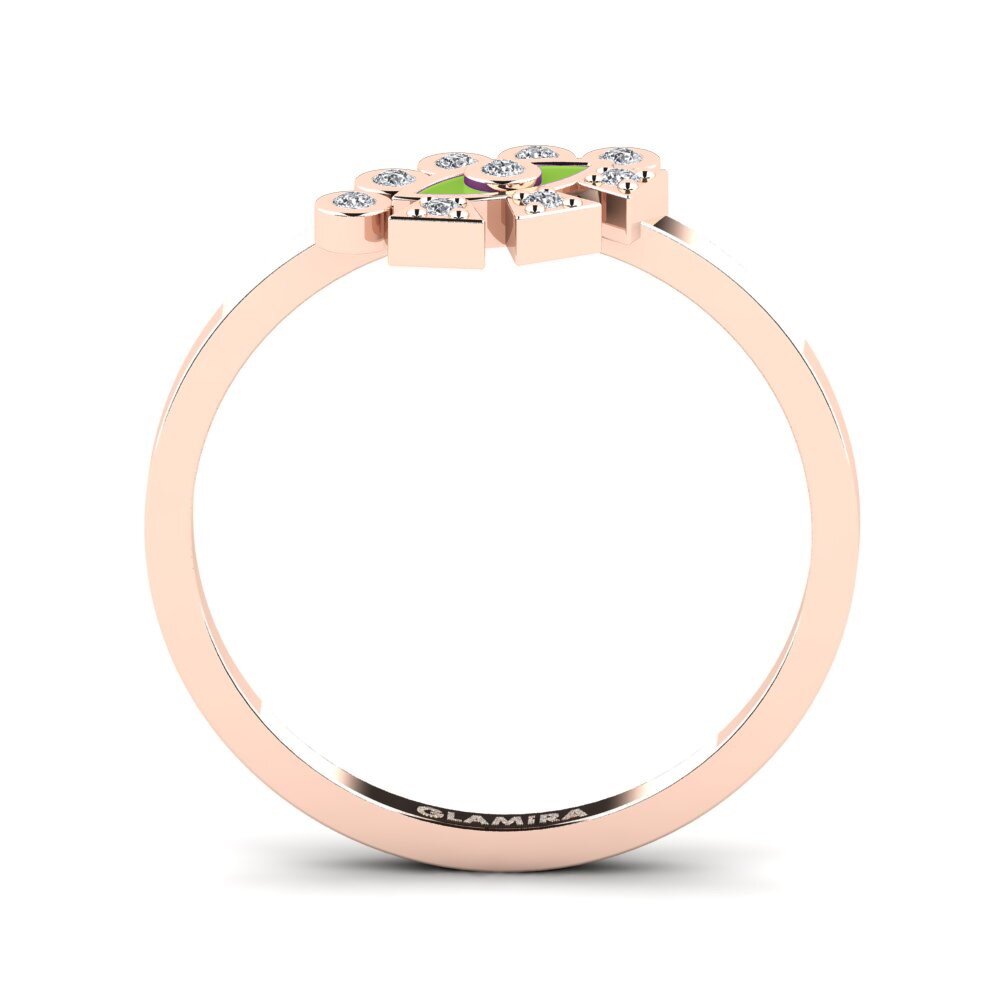 Rotgold 375 Ring Cragum