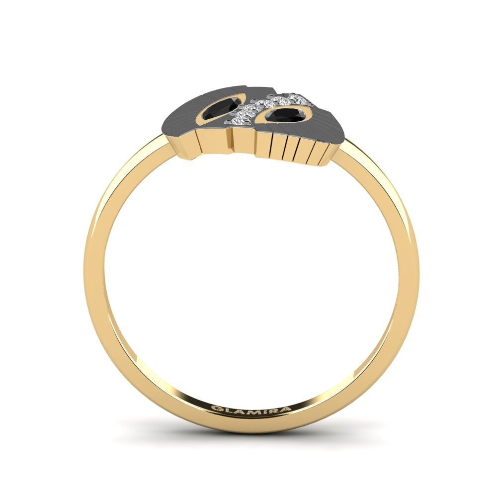 Diamante Negro Anel Dritare