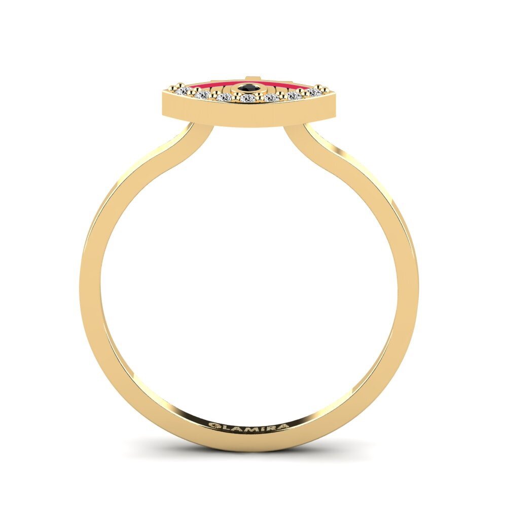 Ónix Negro Anillo Eleganti