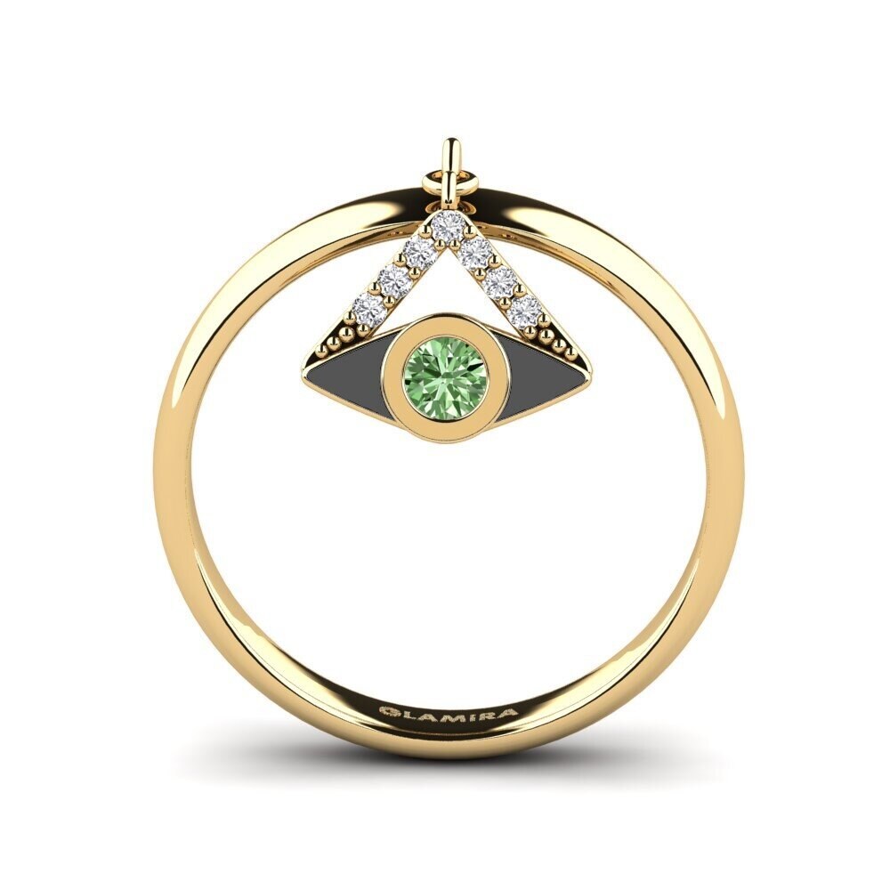 Diamante Verde Anel Forvanta