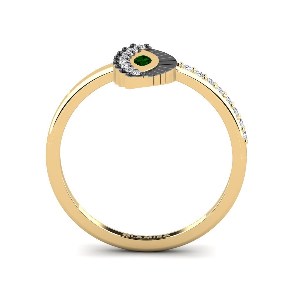 Zircônia Verde Anel Fursad