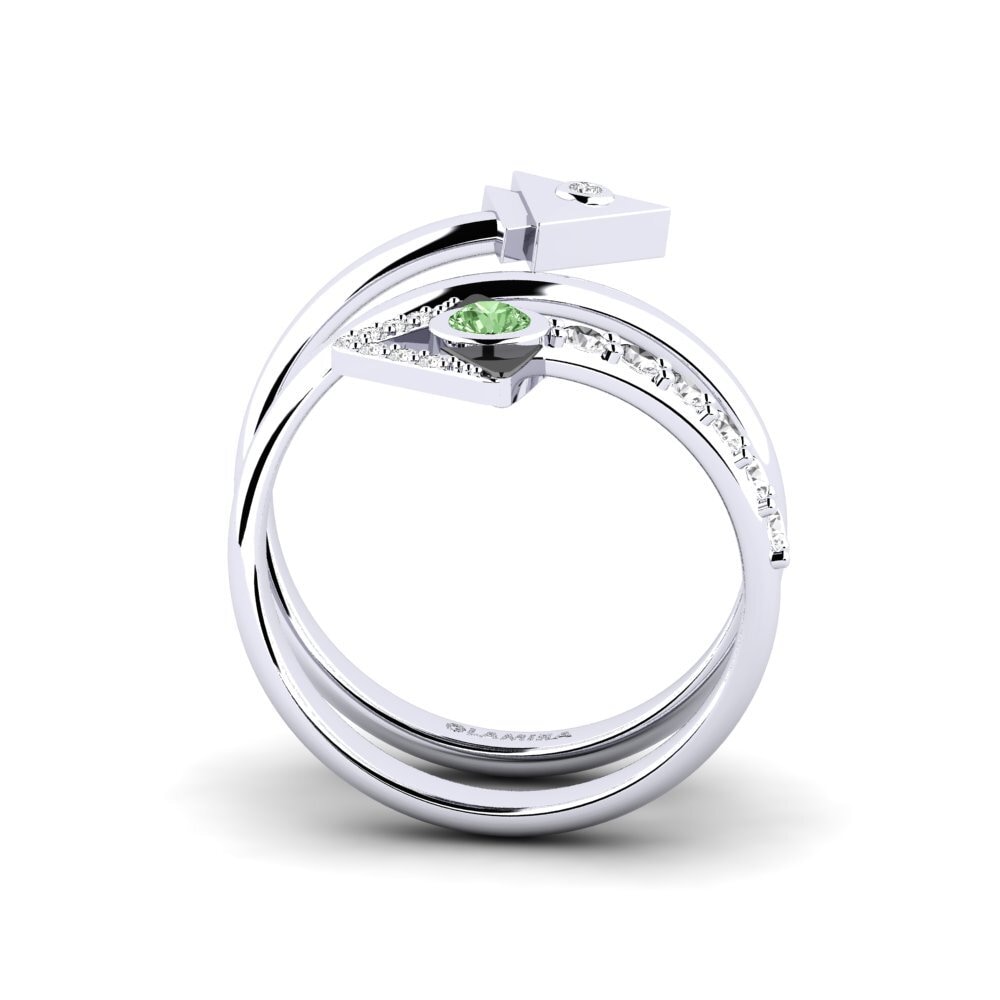 Diamante Verde Anel Geracao