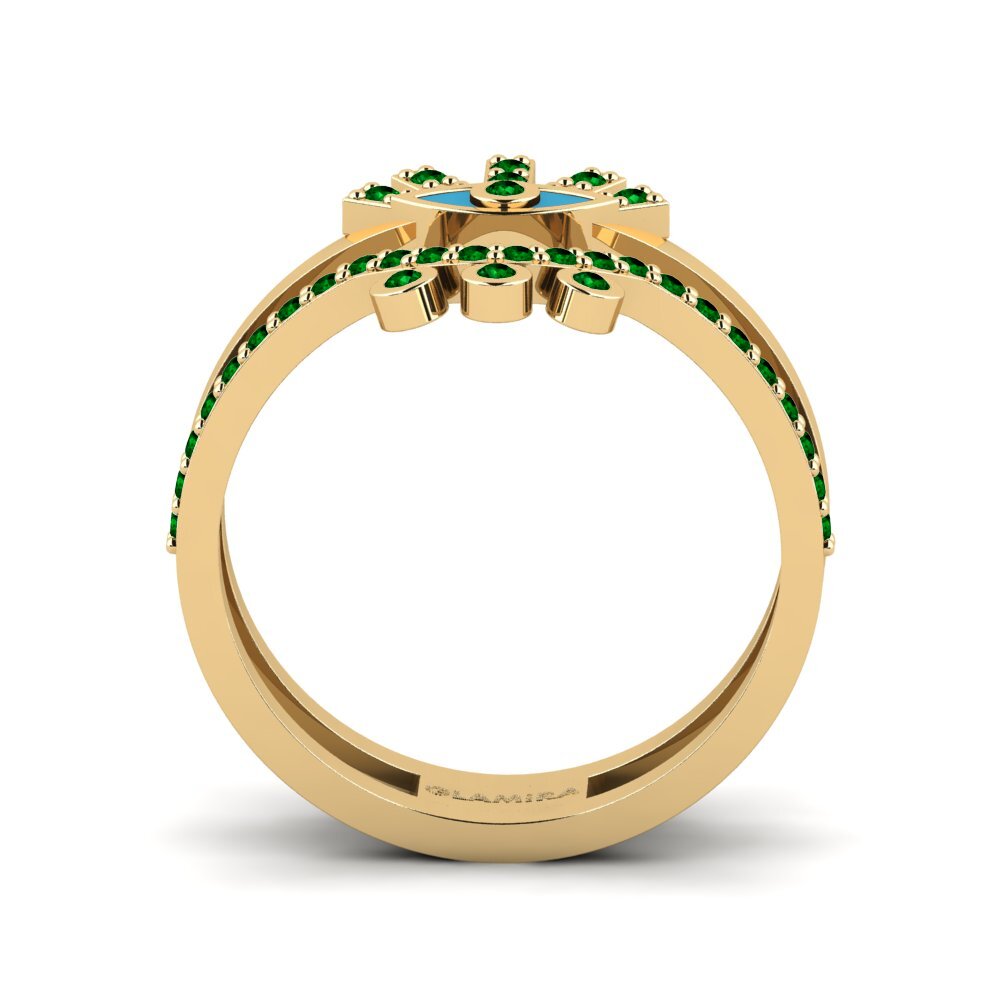 Zircônia Verde Anel Heraion