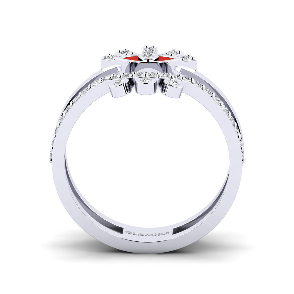 14ct White Gold Ring Heraion