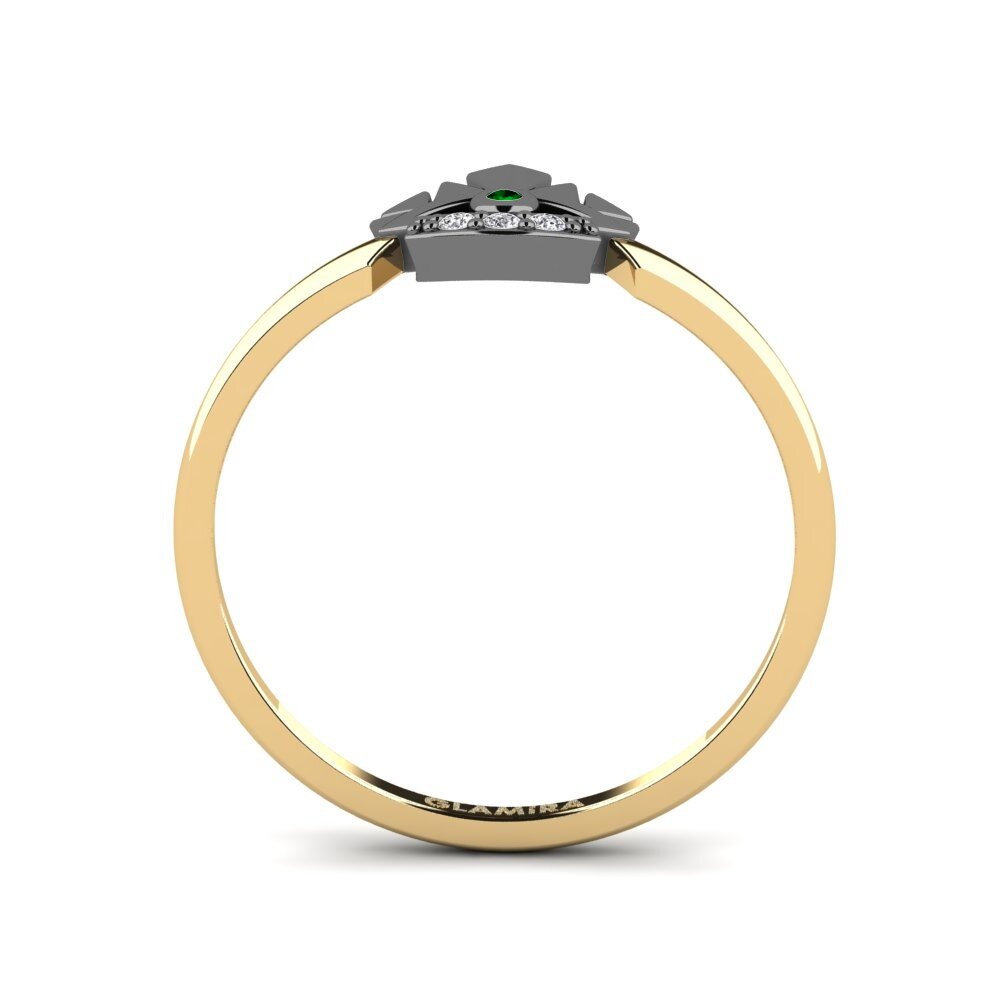 Zircônia Verde Anel Jendhela