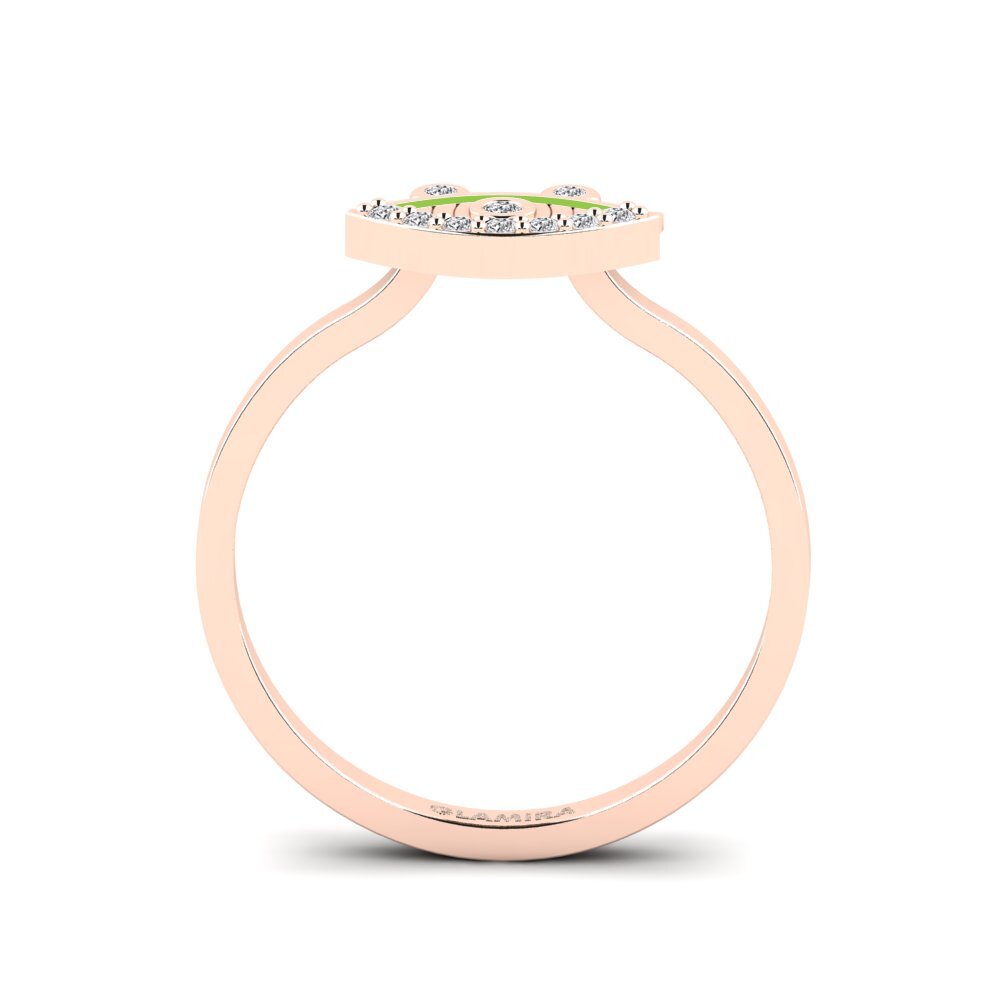 Rotgold 375 Ring Kanto