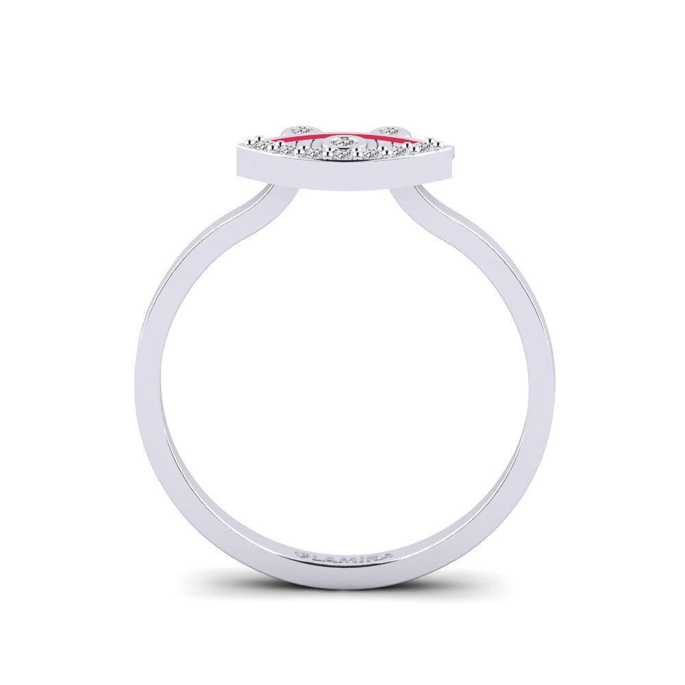 Weißgold 375 Ring Kanto