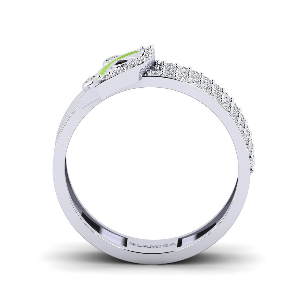 Diamante Negro Anel Kifahari
