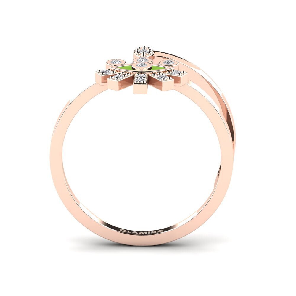 Rotgold 375 Ring Krya