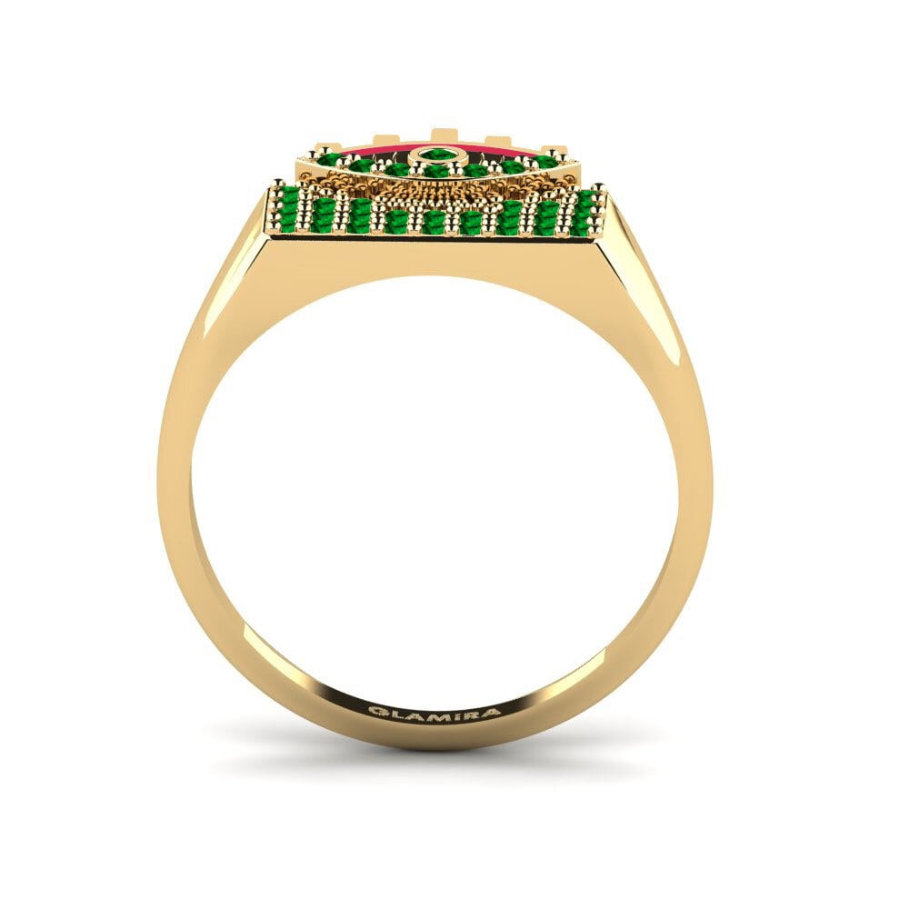Zircônia Verde Anel Kuangaza