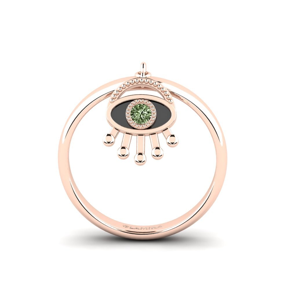 Diamante Verde Anel Livlife