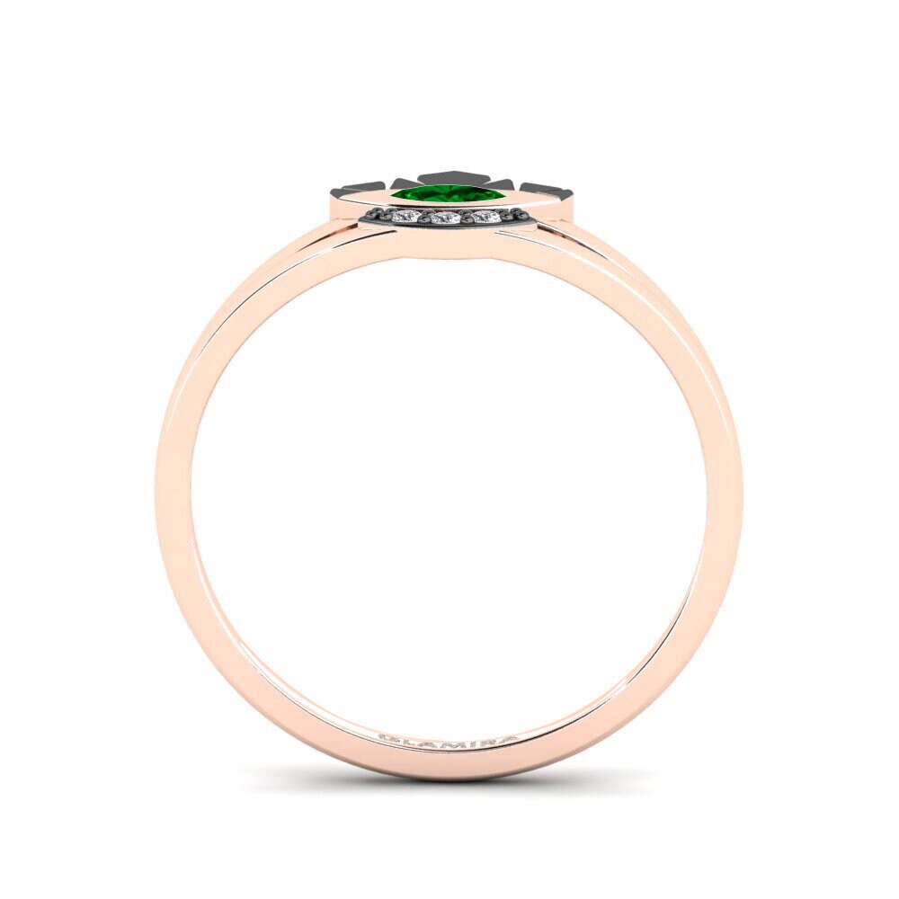 Zircônia Verde Anel Mesikoti