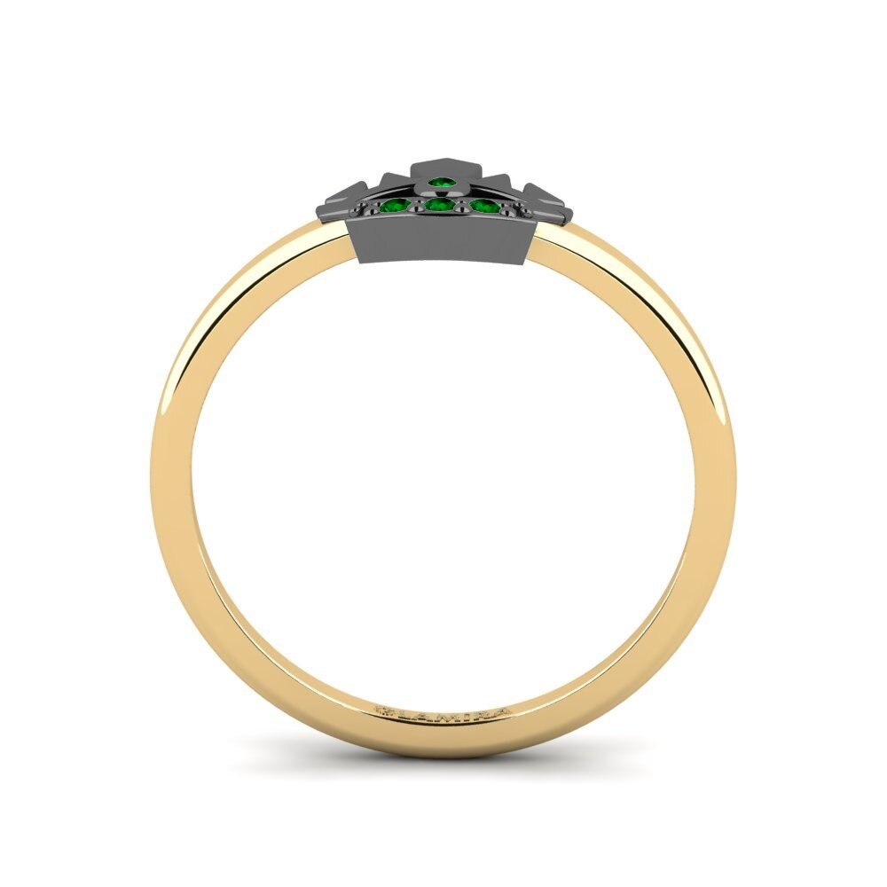 Zircônia Verde Anel Mukana