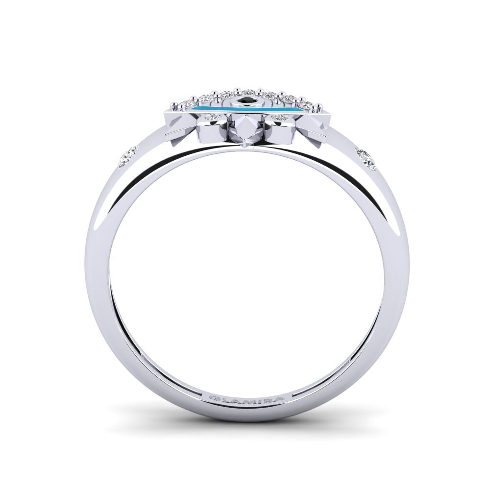 Diamante Negro Anel Ngao