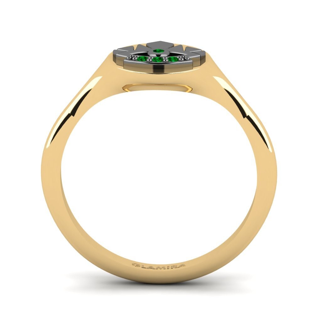 Zircônia Verde Anel Patua