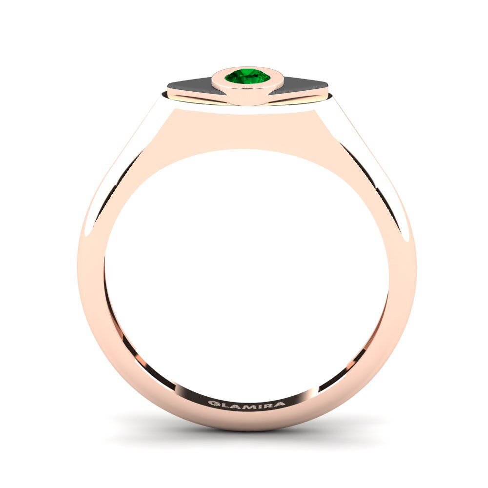 Zircônia Verde Anel Poeta