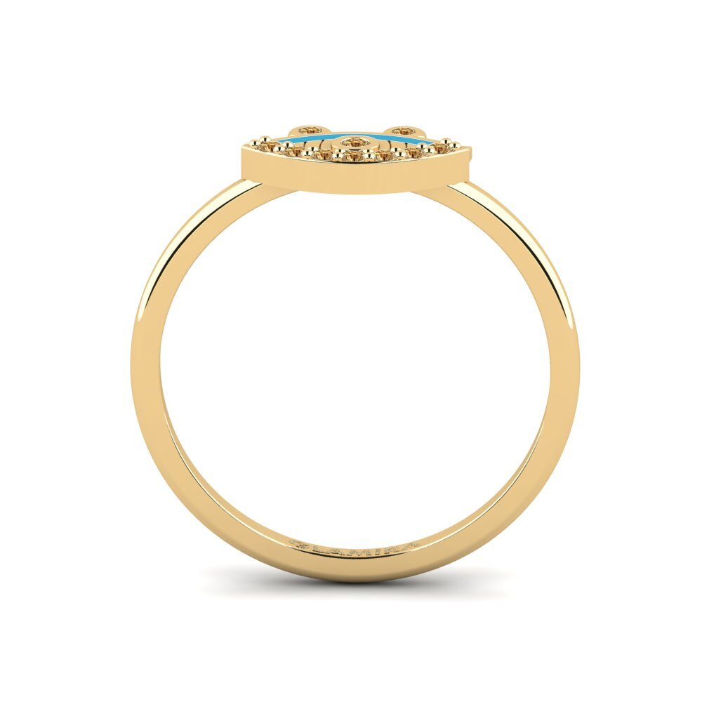 Diamante Castanho Anel Sciath