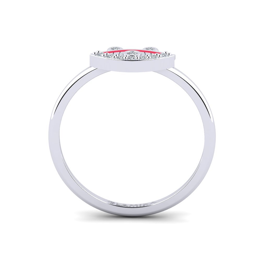 Weißgold 375 Ring Sciath