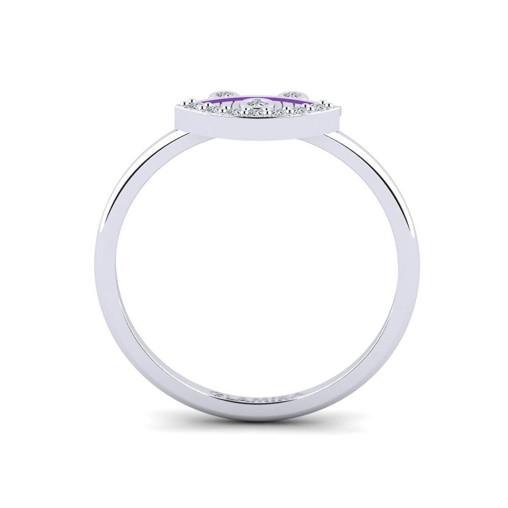 Weiß-Silber Ring Sciath
