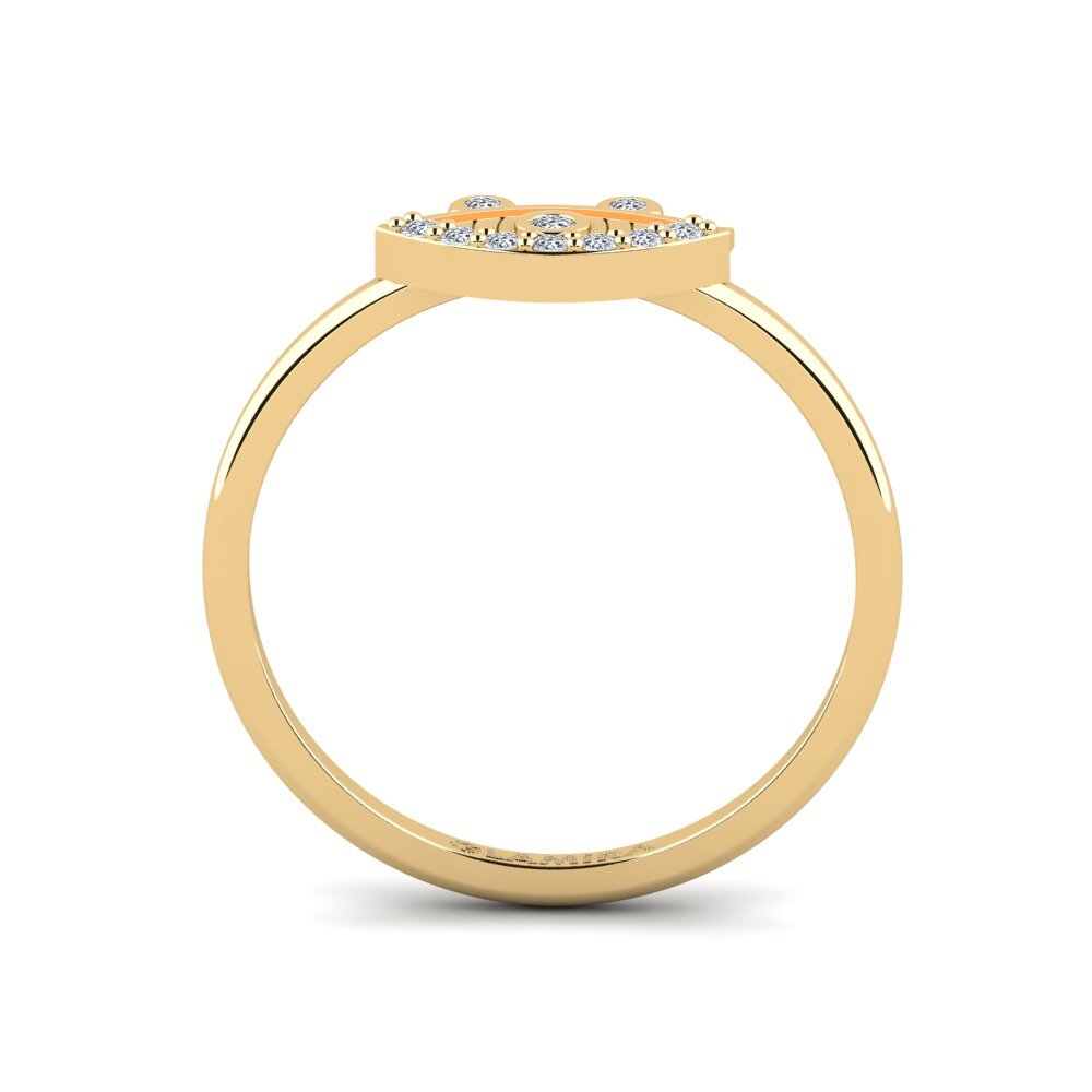 Labor-gezüchteter Diamant Ring Sciath