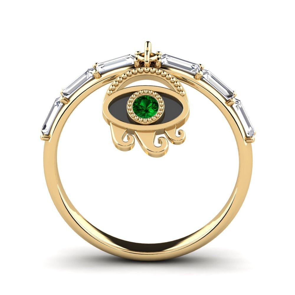 Zircônia Verde Anel Skrika