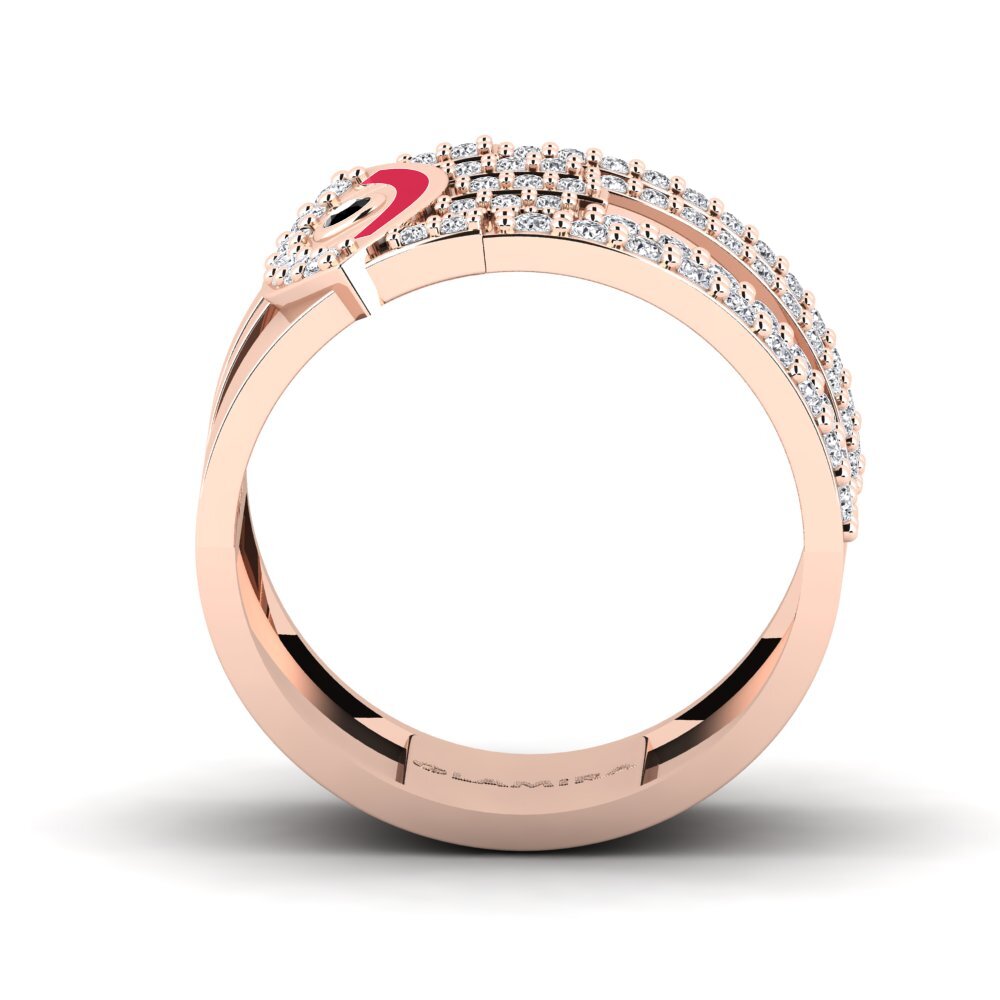 Schwarzer Diamant Ring Disgleirio