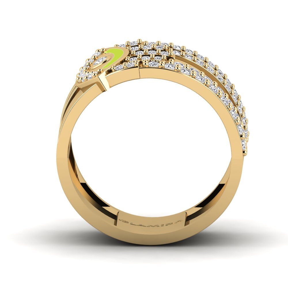 Gelbgold 585 Ring Disgleirio