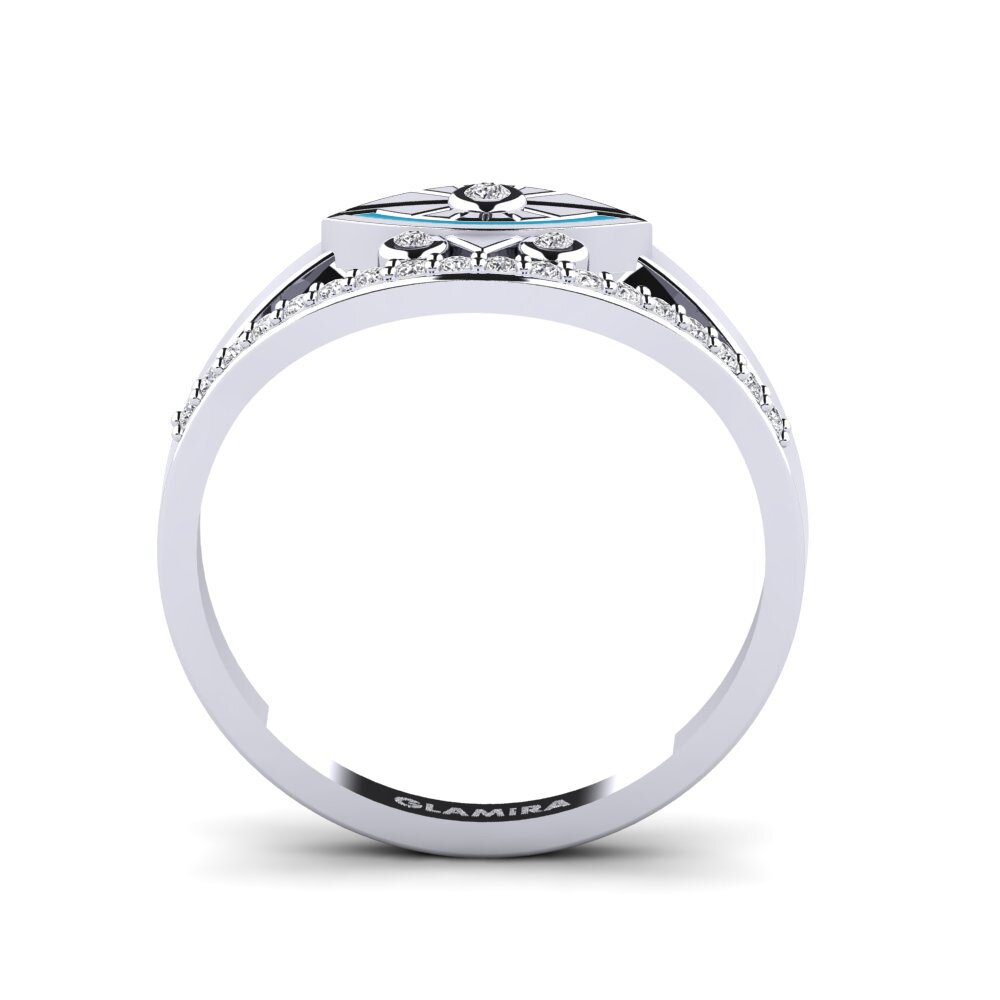 Or Blanc 14k Bague Dotote