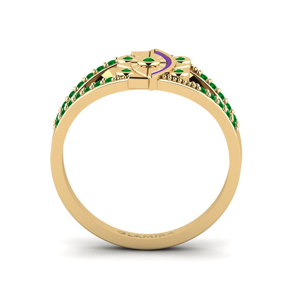 Smaragd Ring Elegancki