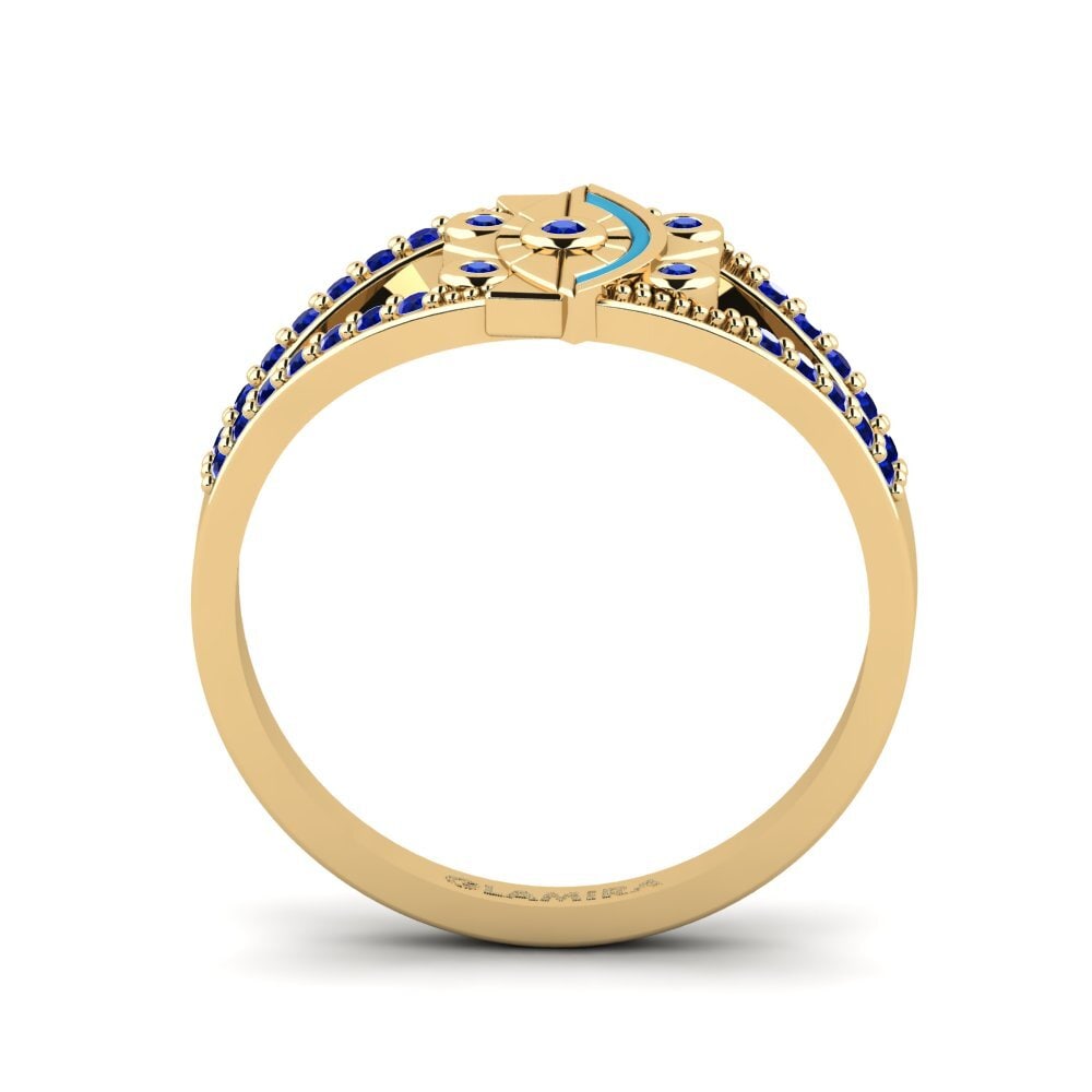 Saphir Ring Elegancki