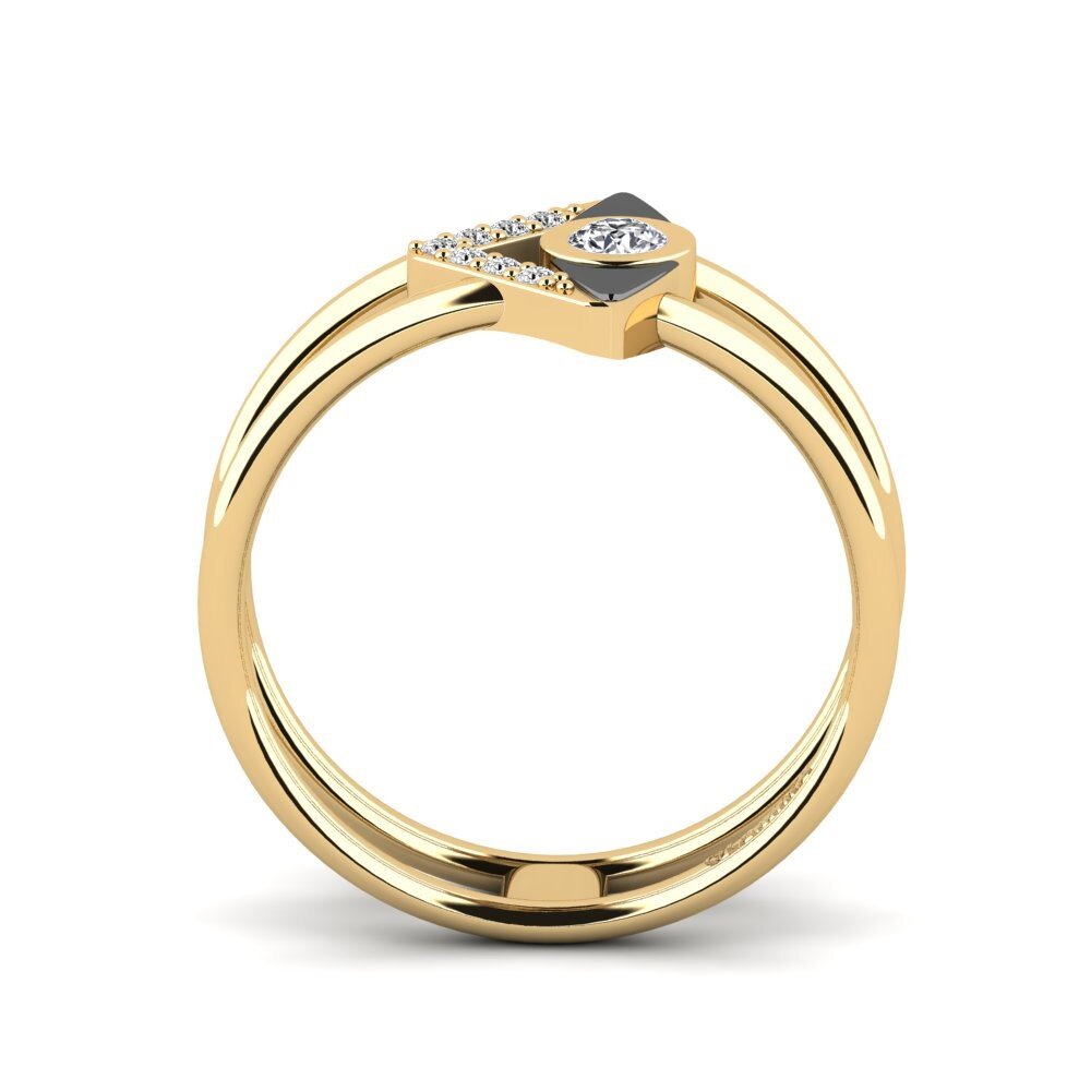 Moissanite Anel Eyelash