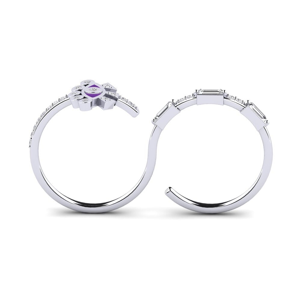 Weißgold 375 Ring Galatia