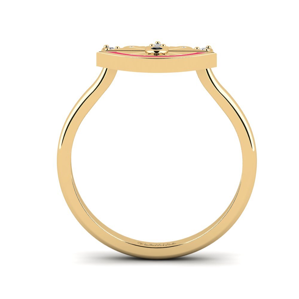 Schwarzer Diamant Ring Kganya