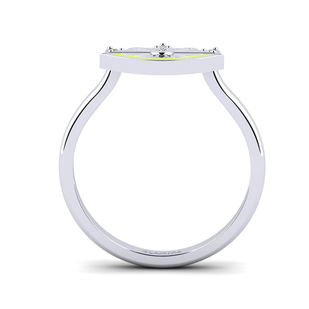 Argent Blanc Bague Kganya