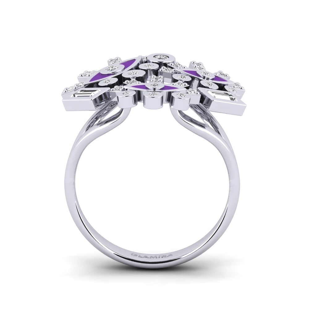 Weißgold 375 Ring Magnesia