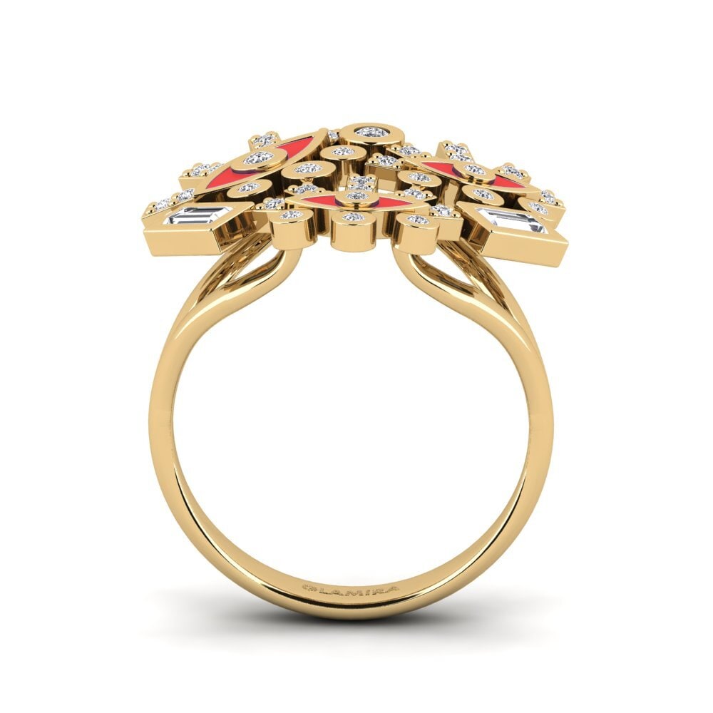 Gelbgold 585 Ring Magnesia