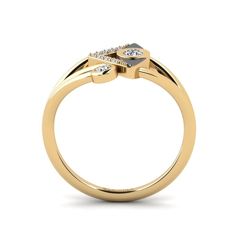 Moissanite Anel Mathitis