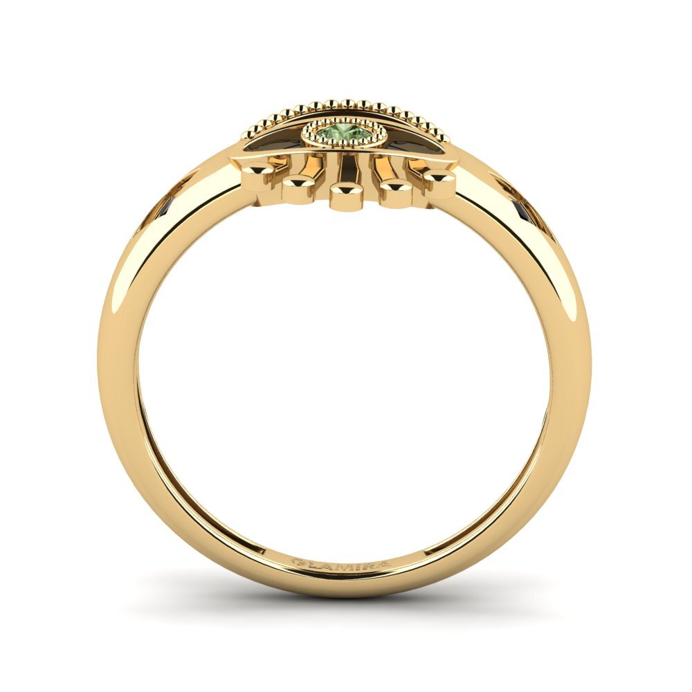 Diamante Verde Anel Querer