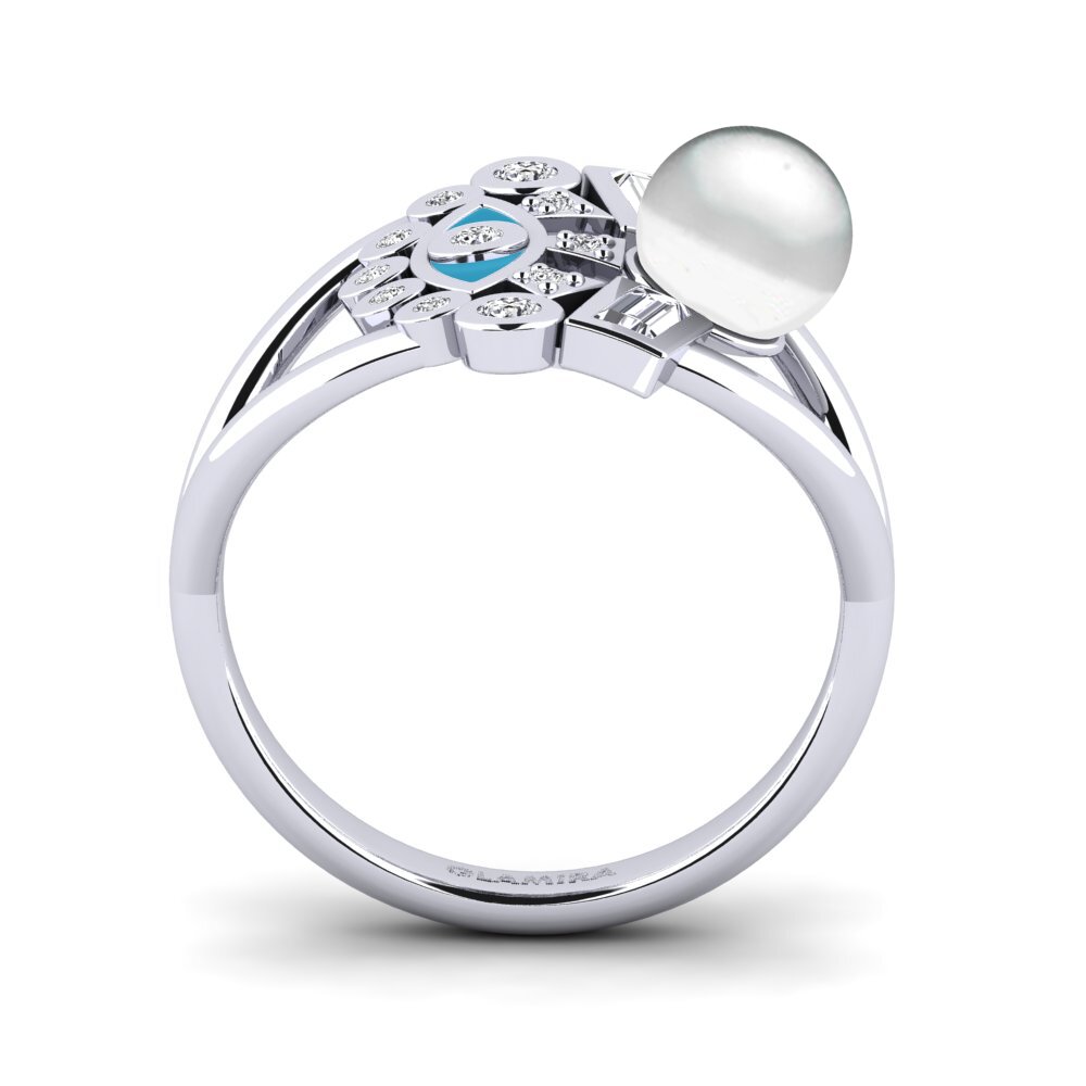 Or Blanc 14k Bague Tripolissasv