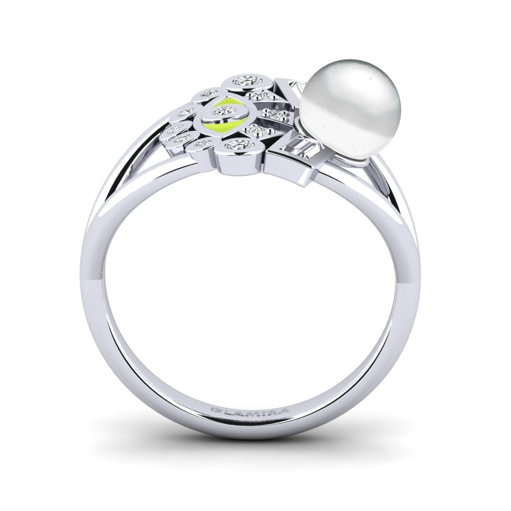 Argent Blanc Bague Tripolissasv