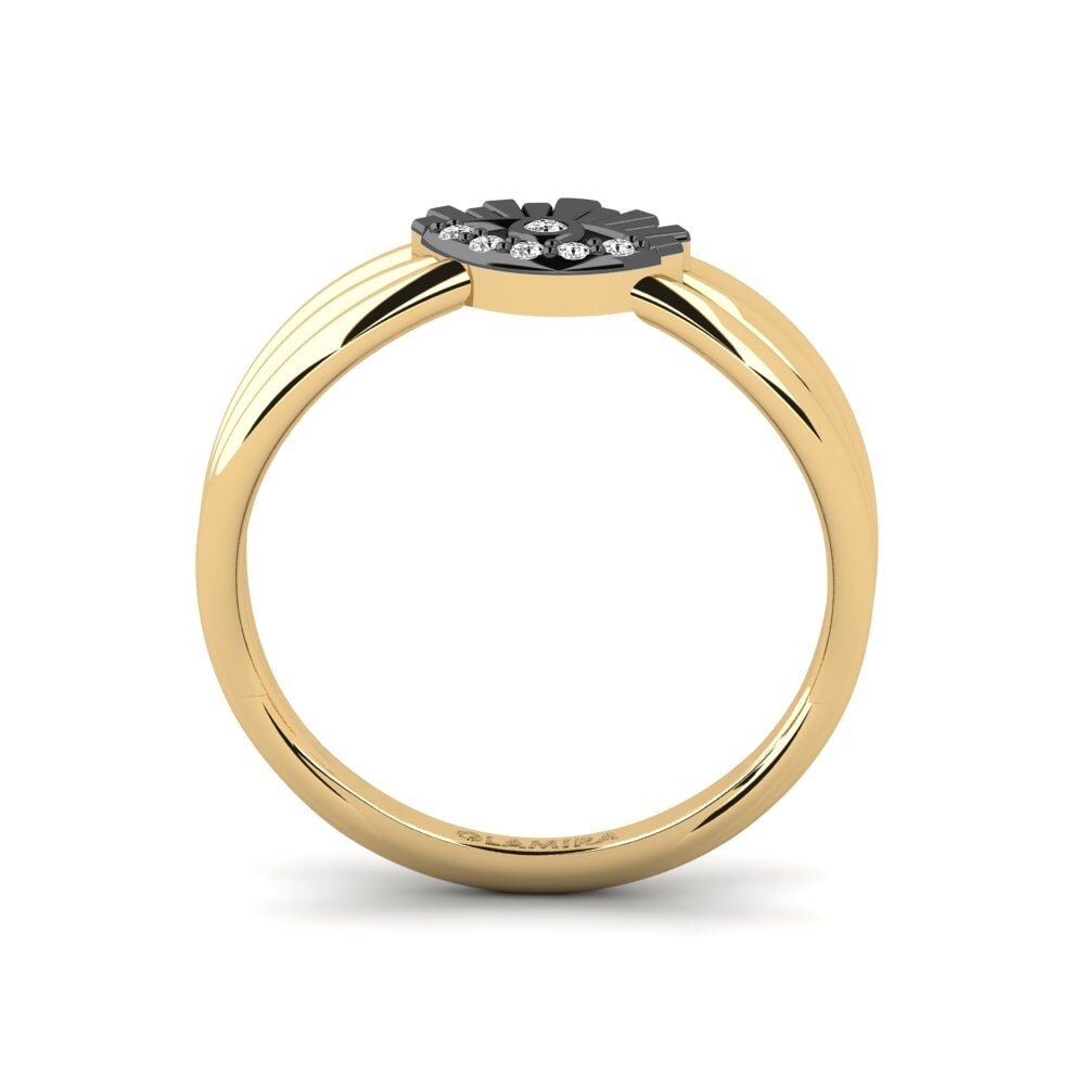 Moissanite Anel Ventana