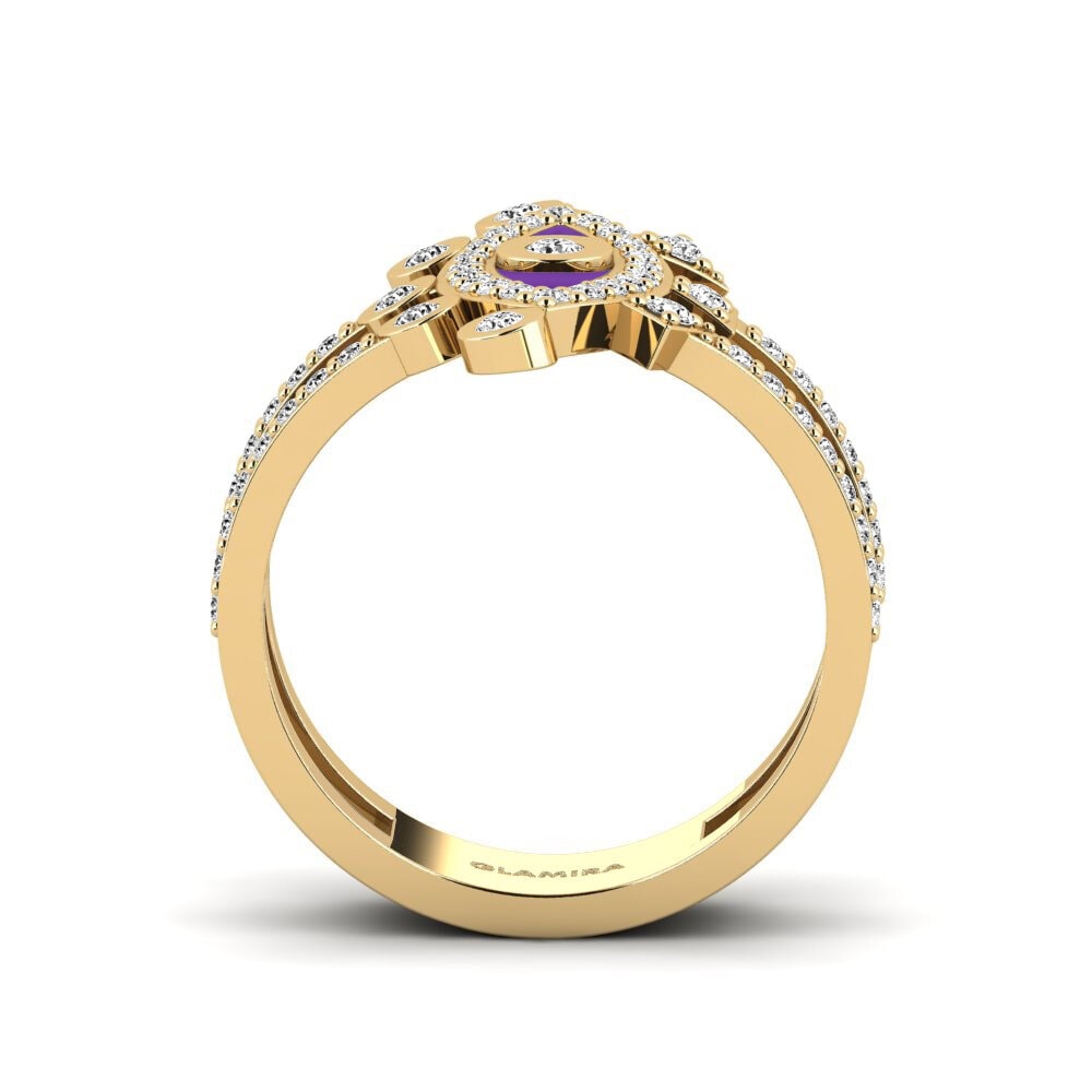 Moissanite Anel Akroenos