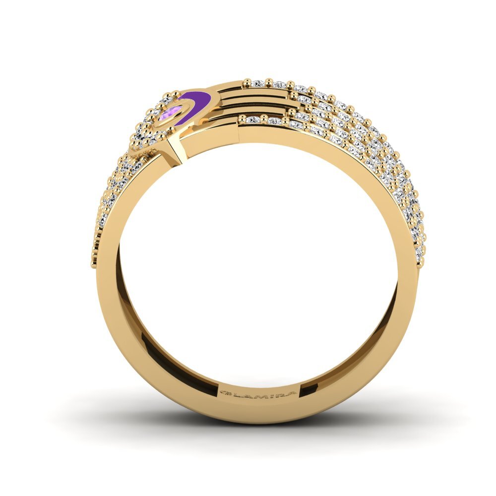 Amethyst Ring Bersinar