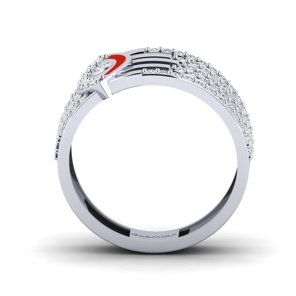 950 Palladium Ring Bersinar