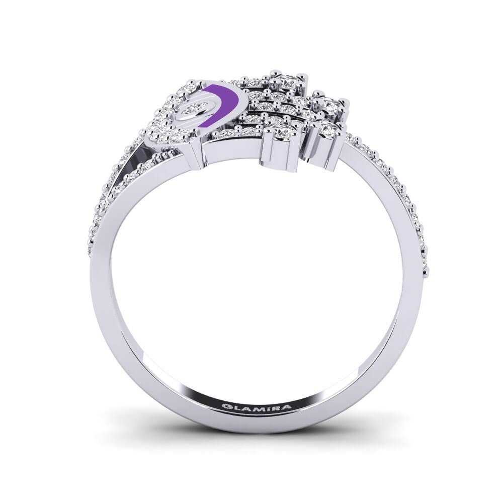 Weißgold 375 Ring Briller