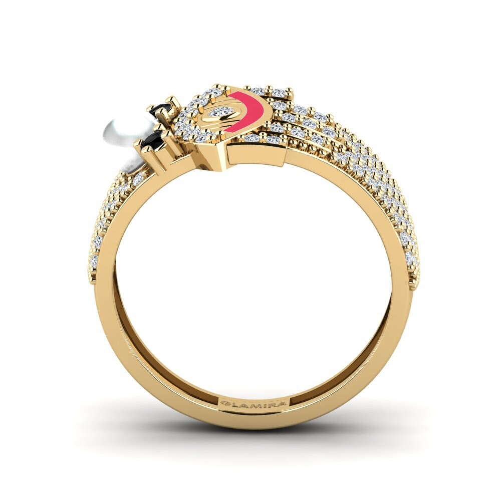 Schwarzer Diamant Ring Brillo