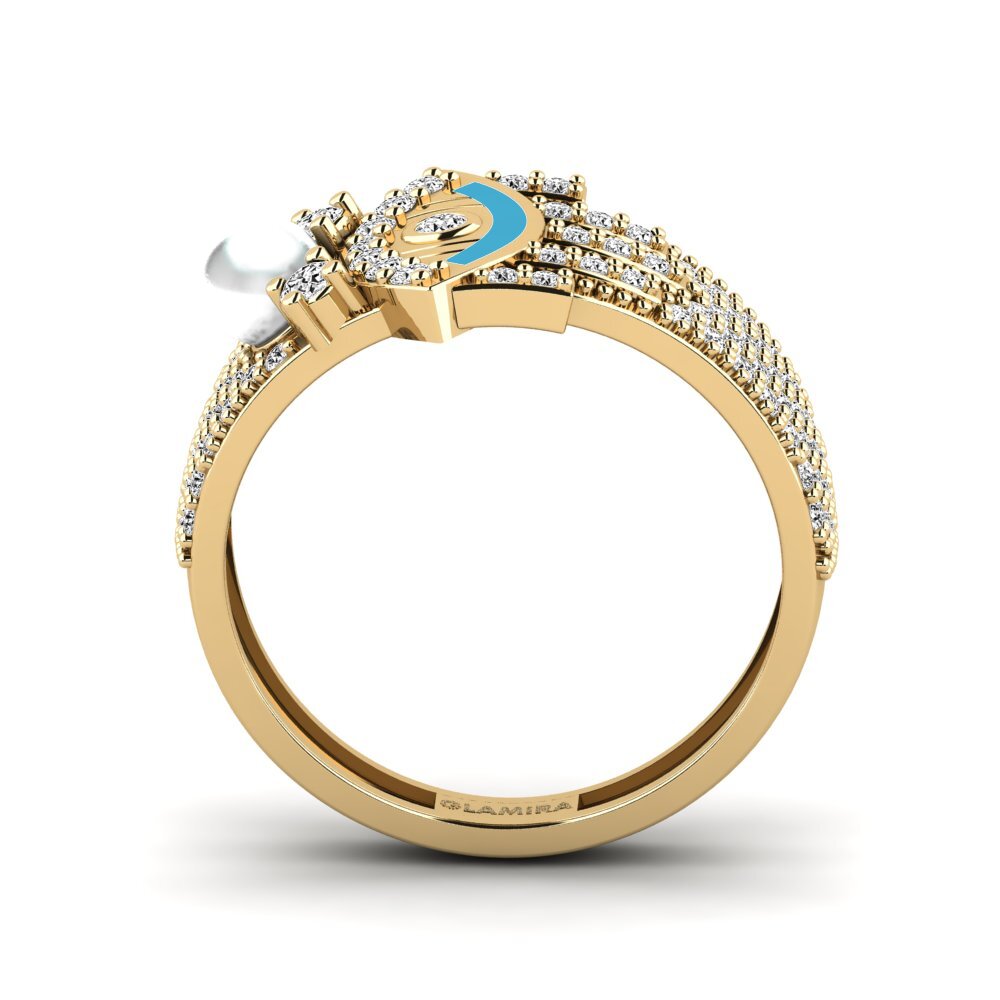 Moissanite Anel Brillo
