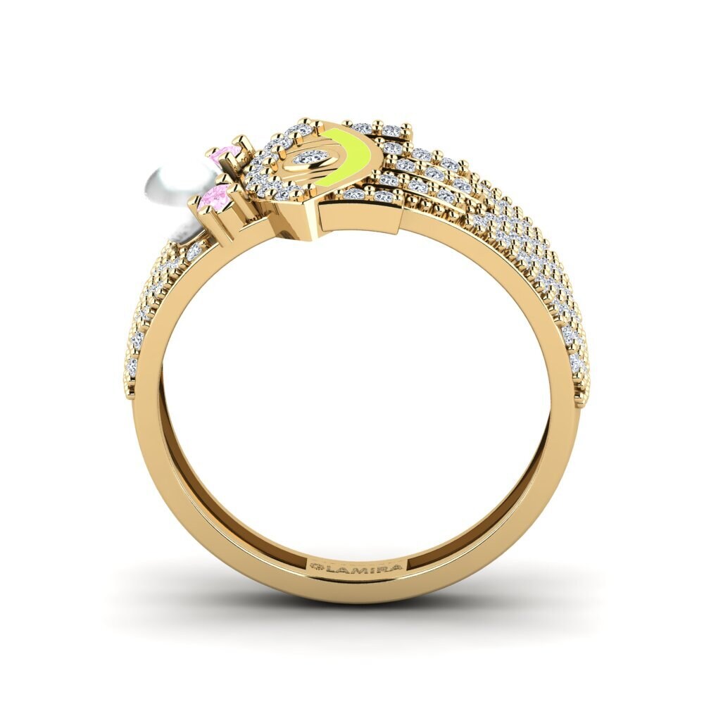 Pink Sapphire Ring Brillo